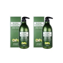 [피부진정 및 클렌징] 앙쥬 노니 바디워시 (대용량 750ml) +사은품 : 달팽이 프리미엄 마스크 팩 10장 / 건조하고 간지러운 증상 완화 민감한 피부 트러블 케어, 2개