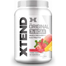 (NEW) Scivation 싸이베이션 Xtend 엑스텐드 BCAA 스트로 베리 망고 90서빙, 90서빙 1개입