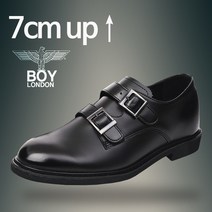 보이런던 남자키높이구두 7cm 더블 몽크스트랩 신사화 남자구두 남자키높이신발