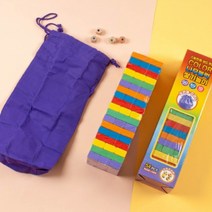 칼라 나무 블럭 장난감 어린이 생일선물 아동 애기 아이들 놀이감 놀잇감