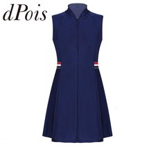 키즈 여자 민소매 스포츠 드레스 골프 배드민턴 현대 댄스 테니스 어린이 운동 스포츠웨어 원피스 스커트 치마