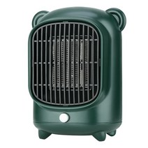 미니온풍기 화장실 벽걸이 무선 펜히터공간 히터 휴대용 500W 미니 전기 과열 및 팁 오버 보호 3s 빠른 가, 01 green_01 500W_02 JP