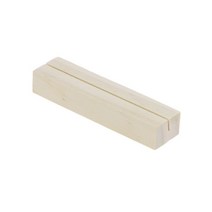 1pc 베벨 천연 나무 메모 클립 사진 홀더 클램프 스탠드 카드 데스크탑 메시지 공예품, L