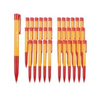 필락 오피스빅 볼펜 1.0mm, 레드, 12개입