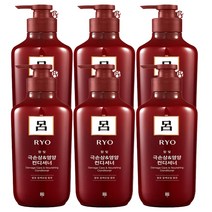 려 함빛 극손상&영양케어 컨디셔너 550ml 발효동백오일함유 플라워향, 6개