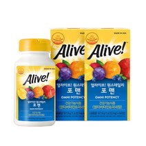 얼라이브 원스데일리 포맨 60정 2병, 없음