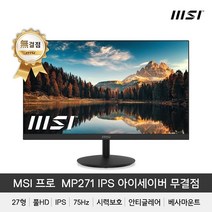 MSI PRO MP271 IPS 아이세이버 무결점 모니터