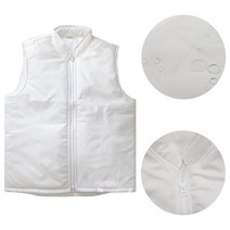 HACCP 식품공장 방풍 방수 방한패딩 위생복조끼 따듯한 베이커리 오염방지 육가공, 90(M)