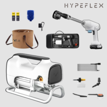 hypeflex 프리미엄 고압 세차기 휴대용 전동 인덕션 모터, L1 무선, 일반형 기본세트(배터리x1)