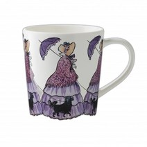 북유럽 디자인하우스스톡홀름 Design House Stockholm Aunt Lavender 머그컵 with handle 400ml