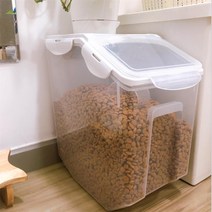 사료보관통대형 보관통 사료통 보관용기 고양이 밀폐, 5kg 블루