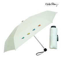 키스해링 미니퍼피 5단 암막 우양산