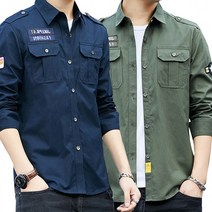 카라티 남성 견장 티셔츠 남자 카라넥 긴팔 카라 티 가을 셔츠 긴팔티