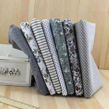 25x25cm 7 개/대 면 퀼트 패브릭 바느질 패치 워크 아이 침구 가방 틸다 인형 아기 천 섬유 직물 린넨코튼원단, 01 C1