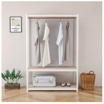 홈던트 하우스 드레스룸 3단 행거 행거봉1 1000 x 500 x 1800 mm, 화이트