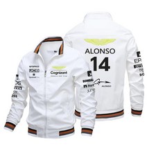 2023 애스턴 마틴 포뮬러 원 F1 자켓 AM14 Fernando Alonso Jack Van F1 레이싱 자켓 오토바이 사이클링 유니폼 자켓, 04 bai se_04 L, 1개