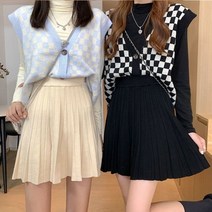 허리밴딩 미니스커트