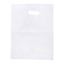 마다메이드 튼튼한 링백 무지 화이트 비닐 쇼핑백 (50장), (30 x 40), 50장