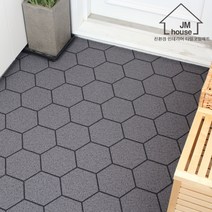 북유럽 패턴 코일 현관매트 베란다 발코니 현관용 매트 업소용 바닥 아파트입구 롤 DIY, 53.랜덤타일-F