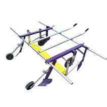 초 밀착 1인용 수동 비닐 피복기 멀칭기 텃밭 관리기, 150cm 표준형