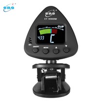 eno ENO ET 3000W 바람 악기 튜너 마이크 및 클립에 튜닝 모드 색소폰 클라리넷 트럼펫 플루트를위한 지원, 화려한