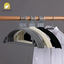 리프엘 어깨뿔방지 논슬립 옷걸이 4컬러, 30개입, 화이트아이보리