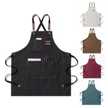 인뮤즈 바리스타앞치마 공방 꽃집 커피숍 미용실 앞치마, 브라운