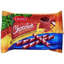 라지오 초콜릿 웨이퍼 스틱 롤 막대 과자, 4개, 50g