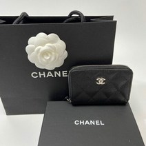 샤넬(명품잡화) 명품샤넬 클래식 지퍼 카드지갑 지퍼돌이 은장 캐비어 AP0216 1418892 575200927