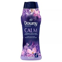 [미국내수용]다우니 인퓨전 캄 향기지속제 라벤더 & 바닐라빈 향 중량옵션/Downy Infusions Calm Lavender Scent Booster Beads, 1개x422g(14.8oz)