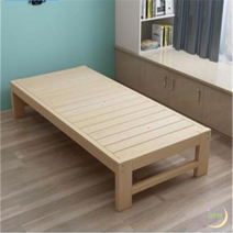 원목 평상 조립식 소형 야외 평상 보조 침대 간편 싱글, 180*30 cm, 지지대 구조