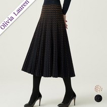 올리비아로렌 자카드 니트 롱 스커트 VOBDKXW9341