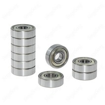 베어링 미니어처 608 ZZ 볼 베어링 ABEC-5 8x22x7mm 4 개, 한개옵션0