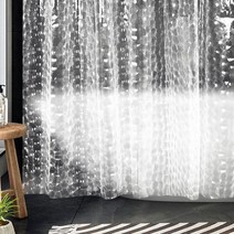 3D반투명워터큐브 욕실 샤워커튼 욕조파티션 화장실, 본상품선택, 180x180