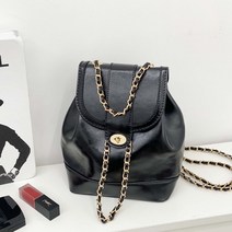 고퀄 코코 레더 데일리즈 체인 백팩 복조리 미니 배낭 (7color)