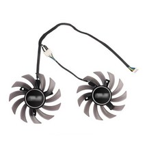 ASUS GTX 660 750 760 1050 Ti R7 260X 그래픽 카드 냉각 팬용 쿨러 팬 교체 75mm PLD08010S12HH GTX750Ti 2 개/묶음, FD7010H12S