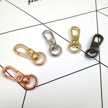 D고리 키링부자재 개고리 열쇠고리부자재 이코상점, 그린골드