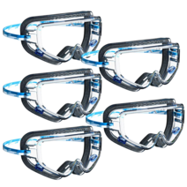 소프트글 보안경 컴포트 폼보안경 김서림방지 편안한착용 의료용 산업용 보호고글 5개입, 5개