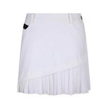 까스텔바작 여성 스트레치 사선 플리츠 배색 큐롯 BGAMCU705WH