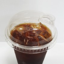 커피바바 92페트 12온스 아이스컵 + 뚜껑 100세트, 12온스 아이스컵+드링킹돔뚜껑세트