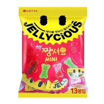 롯데 미니 핵짱셔요 젤리195g, 195g, 1개
