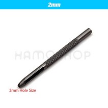 홀쏘 홀소 홀컷터 1.0mm-25mm 모든 크기 가죽 도구 가죽 펀치 중공 펀처, 2mm