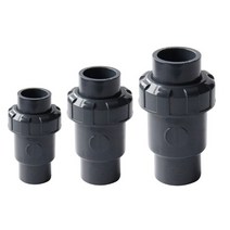 체크밸브 수도배관자재 2022 새로운 pvc 파이프 피팅 체크 밸브 배관 시스템 피팅 20mm 25mm 32mm, DN32