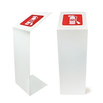 스틸 소화기 커버 (거치대) / 철제 덮개 보관함 / 소화기 위치 표시 안내판 / 소방안전 용품