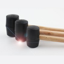흠집없이 의자수리 나무자루 고무망치 410g 덴트용망치 판금용 자동차수리