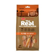하림펫푸드 더리얼 저키 강아지 간식, 돼지귀맛, 1개