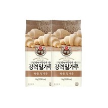CJ 제과제빵 백설 강력 밀가루 칼국수 식빵 빵만들기 1kg 2개 1세트, 21세트