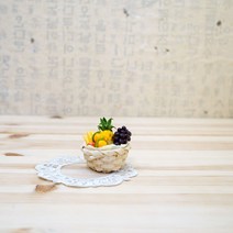 미니미소 [미니어처 소품] 고급 과일바구니 (종류랜덤)