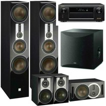 [데논] AVR-X6300H + 달리 Opticon 8 5.1채널(NS-SW100), 5채널스피커:5채널(블랙) / 서브우퍼:우퍼(월넛)
