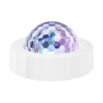 엑토 충전식 홈파티 노래방 조명 휴대용 LED 미러볼 LED-07, 화이트, 1개